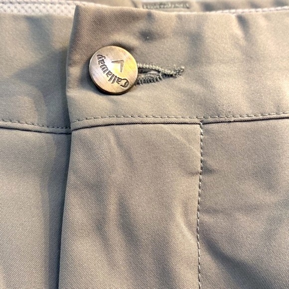 Men’s Callaway Grey Polyester and Spandex Golf Pants Size 34x32 - Picture 4 of 7